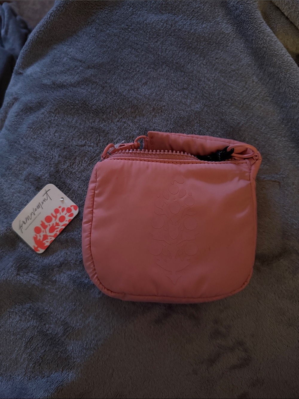 FP Movement by Free People Dusty Rose Mini Zip Pouch
